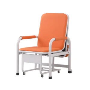 Multi Functional Foldable Companion Chair Single Person Portable Chair Bed Home Hospital Use Collapsible Sofa Bed