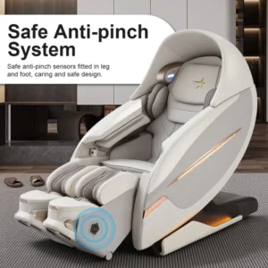 Multi Massage Auto Programs Big 4D Shiatsu Vibration Massage Chair with Safety Sensors
