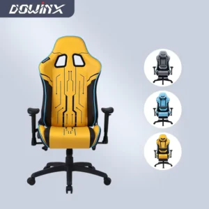 Multi function E Sports Racing Gaming Chair With Footrest and Massage