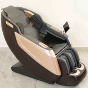 Multifunction SL Track Full Body Air Compression Recliner Electric Back Waist Heating Vibration Zero Gravity Massage Chair with Foot Roller