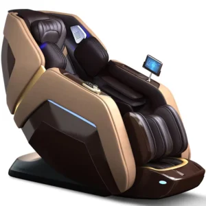 Multifunctional Automatic Robotic 4D Zero Gravity Contemporary Luxury Stretch SL Track Siliceous Leather Full Body Massage Chair
