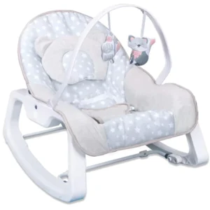 Multifunctional Baby Rocking Recliner Early Education Educational Infant Comfort Chair with Vibrating Leisure Feature