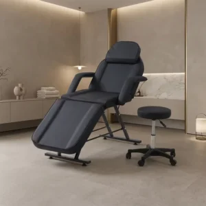 Multifunctional Electric Folding 3 Fold Massage Bed Chair Steel Frame High Density Sponge Modern Design Facial Shaping Beauty