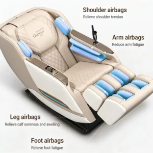 Multifunctional Electric Massage Chair with Body Scan for Elderly Muscle Relaxation