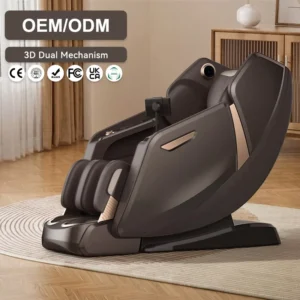Multifunctional Low Profile Dual SL Guide Rail Anti Gravity Massage Chairs for Fat Guy