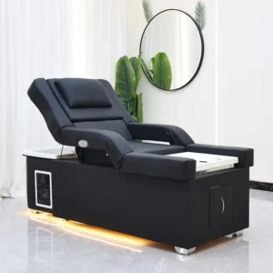 Multifunctional Modern Salon Furniture Ceramic Reclining Chairs Spa Beds Electric Backrest Lift Adjustable Comfortable Hotel