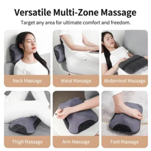 Multifunctional Neck Massager with Multi Zone Massage & Kneading Functions Perfect Home Massager for Elderly Care
