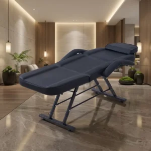 Multifunctional Portable Folding 3 Fold Massage Bed Chair Steel Frame High Density Sponge Modern Design Facial Shaping Beauty