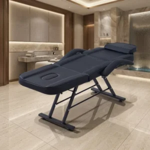 Multifunctional Portable Folding 3 Fold Massage Bed Chair Steel Frame Modern Design Facial Shaping Beauty Salon High Density