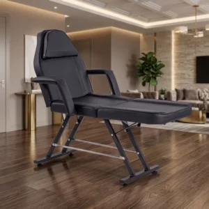 Multifunctional Portable Folding 3-Fold Massage Bed Chair Steel Frame Modern Design High-Density Sponge Facial Shaping Beauty
