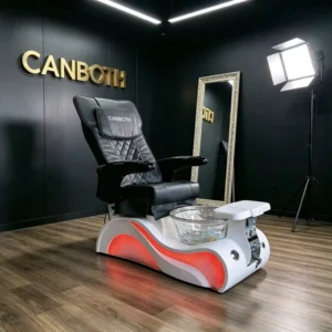 Multifunctional Smart Electric Pedicure & Foot Massage Chair with Fiberglass Foot Basin