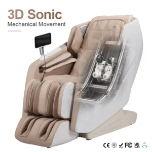 Multifunctional Smart Home Full Body Flexible 3D Sound Wave SL Track Massage Chair With Tablet
