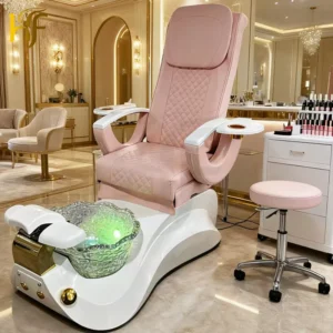 Nail Furniture Foot Care Spa Modern Electric Reclining Massage Manicure Pedicure Spa Chair With Jet Pump