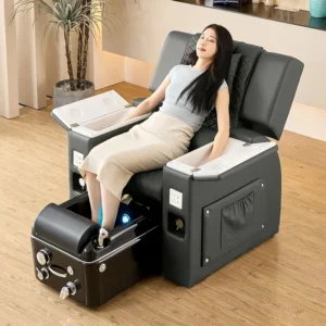 Nail Salon Electric Reclining Foot SPA Bath Manicure No Plumbing Pedicure Massage Chair