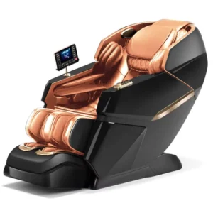 New 4D Luxury Zero Gravity Full Body Massage Seat Dual Core Chair Foot SPA SL Track Massage Chair