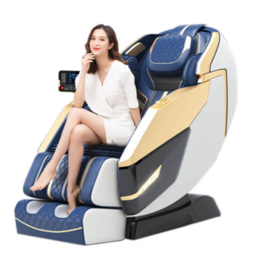 New 5D Zero Gravity Massage Chair Leather Ergonomic Full Body Massage Chair