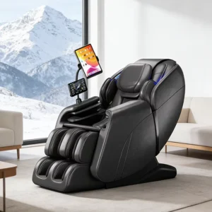 New Arrival 4D Zero Gravity AI Body Massage Chair with Thai Stretching Calf Roller Massage One Touch Elderly Mode for Gym