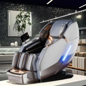 New Arrival OEM ODM Electric Air Pressure Heat Touch Control Bluetooth Hot Compress Massage Chair Airbags Zero Gravity Body
