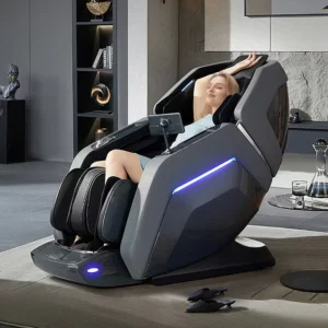 New Design 3D Zero Gravity Electric Massage Chair Dual Core Thai Stretch Shiatsu Full Body Portable Bluetooth Hot