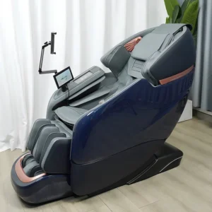 New Design 4d Sl Track Control Rocking Music Full Body Home Use Zero Gravity Shiatsu Electric Leather Luxury Massage Chair
