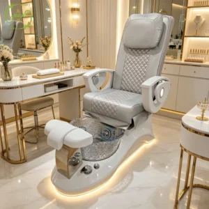 New Design Adjustable Backrest Massage High End Spa Massage Pedicure Chair With Wider Comfortable Seat Pedicure Chair