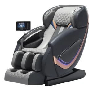 New Design Electric Full Body Airbags Massage Chair with PU Leather Zero Gravity & 5 Auto Massages