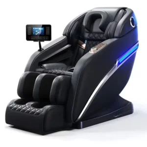 New Design Full Body Zero Gravity 8d Fixed Roller Electric Music Massage Chair With Foot Head Massage