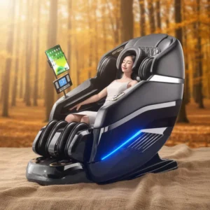 New Design Zero Gravity Electric Dual Core Thai Stretch Shiatsu Zero Gravity Massage Chair