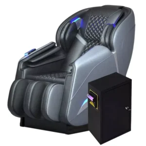 New Electric Coin Bill Operated Vending PU Leather Commercial Eco Friendly Zero Gravity 3D Fully Body Shiatsu Massage Chair