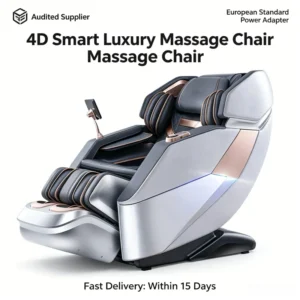 New Electric Zero Gravity Luxury Massage Chair with 4D Mechanism and Shiatsu Massage