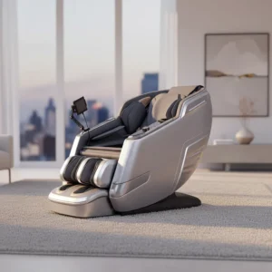 New Fashion Design Full Body Zero Gravity Massage SL Track Deep Tissue Massage Bluetooth Music Player Function Massage Chair