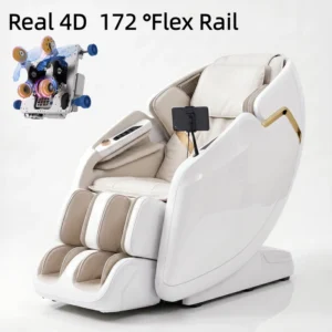 New Flexible Track 172° Zero Gravity Real 4D Massage Chair Full Body Thai Stretch AI Voice Control Recliner For Home Use