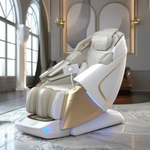New Full Body Health Care Deluxe Shiatsu Air Pressure Massage Chair with Innovative Design