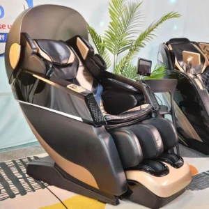 New Full Body Zero Gravity 4D High Quality Smart Deluxe Electric Home Recliner Best Massage Chair with Noise Cancelling Hood