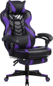 New Modern Design Big and Tall Gamer Gaming Chairs with Footrest and Massage