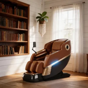 New Modern Design Smart Massage Chair Full Body Massage Sleep Mode Recliner Bluetooth Voice Control Smart Heat Therapy