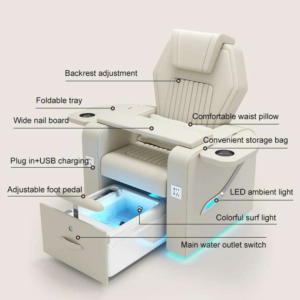 New Style SPA Chair Professional USB Charging Electric Motor Trendy Recliner Pedicure Furniture
