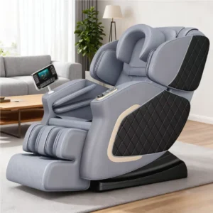 New Zero Gravity Full Body Neck Shoulder Airbag PU Leather Portable Foldable Hot Compress Massage Chair Handle Controller