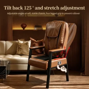 OEM BL MJ01 Full Body Massage Chair with Ventilated Seat Adjustable Features Plug In Manual Wired Control