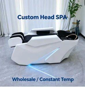 OEM Customizable Head SPA Bed with LED Light and Constant Temperature