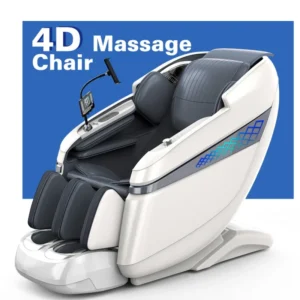 OEM High Quality Big Electric 4D SL Track Luxury Full Body Zero Gravity Massage Chair with Tiktok Control Button