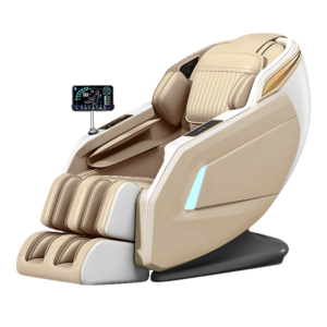 OEM Logo 3D 4D Pain Stress Relief Bluetooth Music Top End Body Care Office Chair with Foot Massager