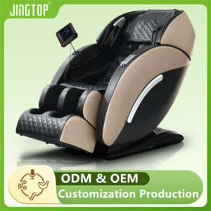 OEM Logo 3D 4D Voltage Adjustable Thai Massage Office Chair with Foot Massager