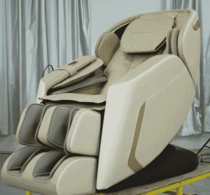 OEM Luxury SL Super Long Rail 3D Zero Gravity Back Carbon Fiber Heating Massage Chair with Bluetooth Music Sole Rolling Massage