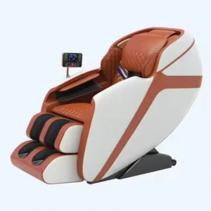 OEM Modern Leather Massage Chair with Shiatsu Function Portable & Bluetooth Speaker Body Relief Relaxation Features Foot Roller