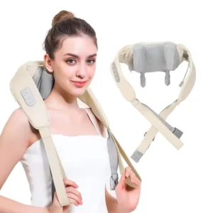 OEM ODM Electric Massage Vibrator Relief Scalp Massager With Heat U Shaped Neck Shoulder Massager