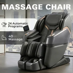 OEM ODM Full Body Airbag System Calf Guasha Foot Kneading Leg Stretching Walk Function Zero Gravity Bluetooth 4D Massage Chair