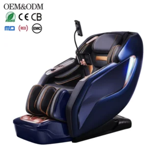 OEM ODM Massage Chair Full Body Zero Gravity 3D SL Track Thai Stretch Airbag Foot Massage Bluetooth Recliner Home Use