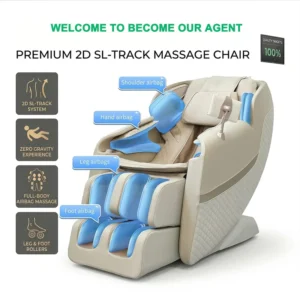 OEM ODM Modern 3D Zero Gravity Intelligent Voice Control Massage Chair Cushion Full Body Spa Massage Seat With Foot Massage