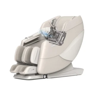 OEM ODM Sonic Wave 3D Thai Stretching Full Body Massage Chair With Calf Roller Headphones Music for Healthcare Wellness